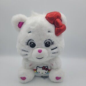 Sanrio x Care Bears Hello Kitty Loves Cheer Bear 10in Special Edition Plush